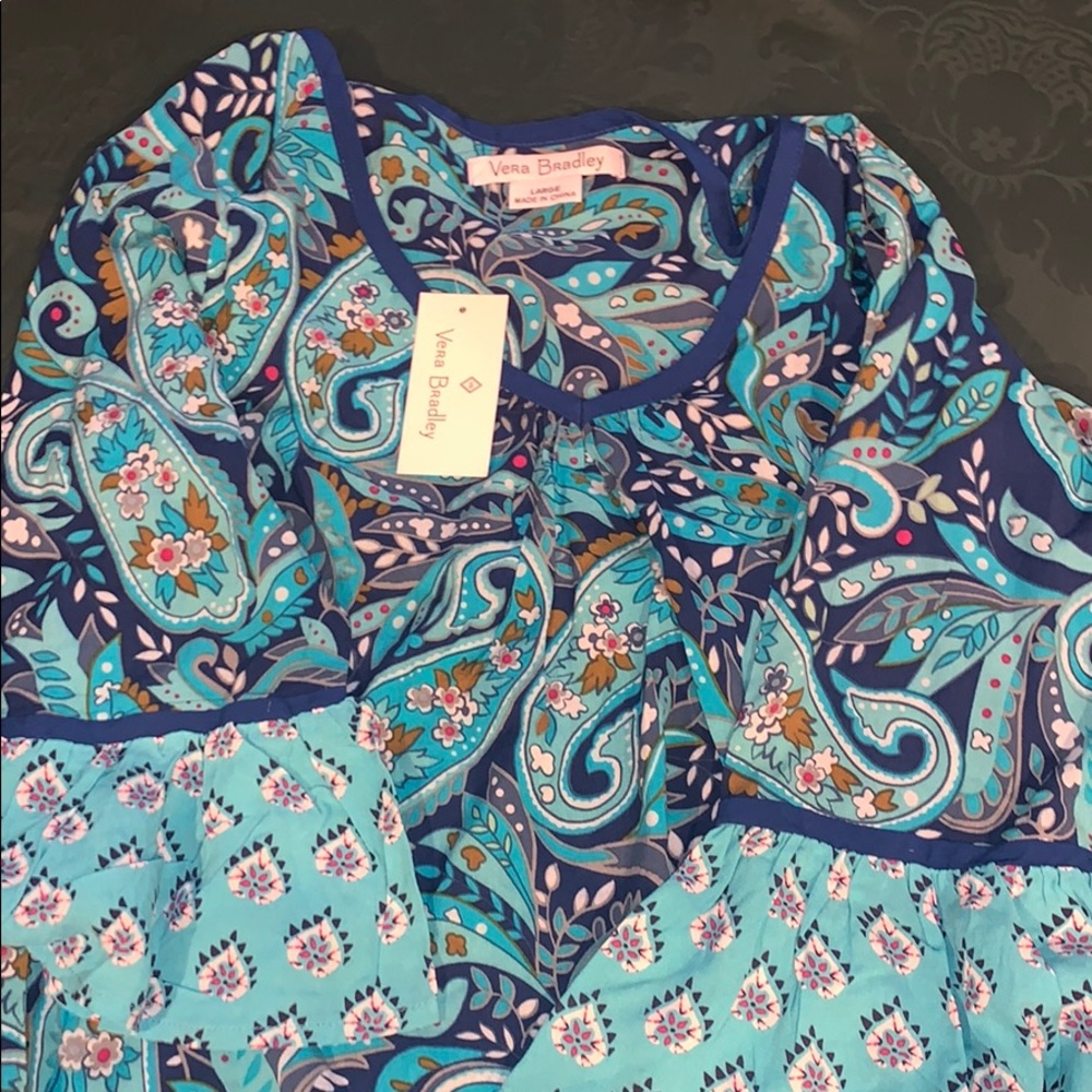 Vera Bradley rayon blouse